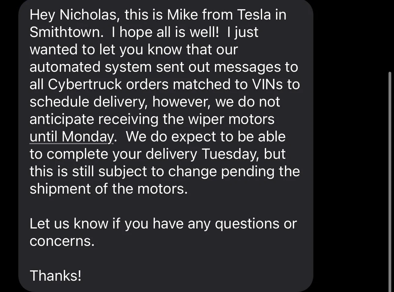 Tesla Cybertruck Cyberbeast waiting room ⏳ IMG_6928