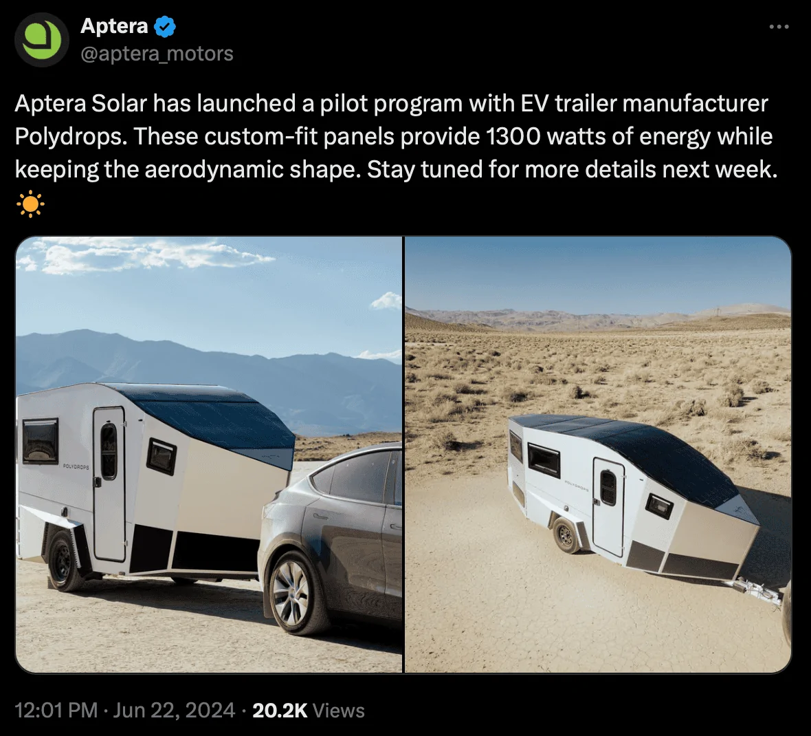Tesla Cybertruck Polydrops + Aptera = Solar Polydrop Screenshot 2024-06-23 at 1.12.32 AM