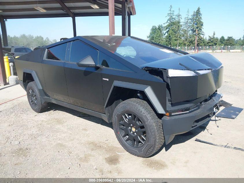 Tesla Cybertruck Totaled Cybertrucks hit acution site (IAA) tesla-cybertruck-front-end-damage-iaai-auction-3