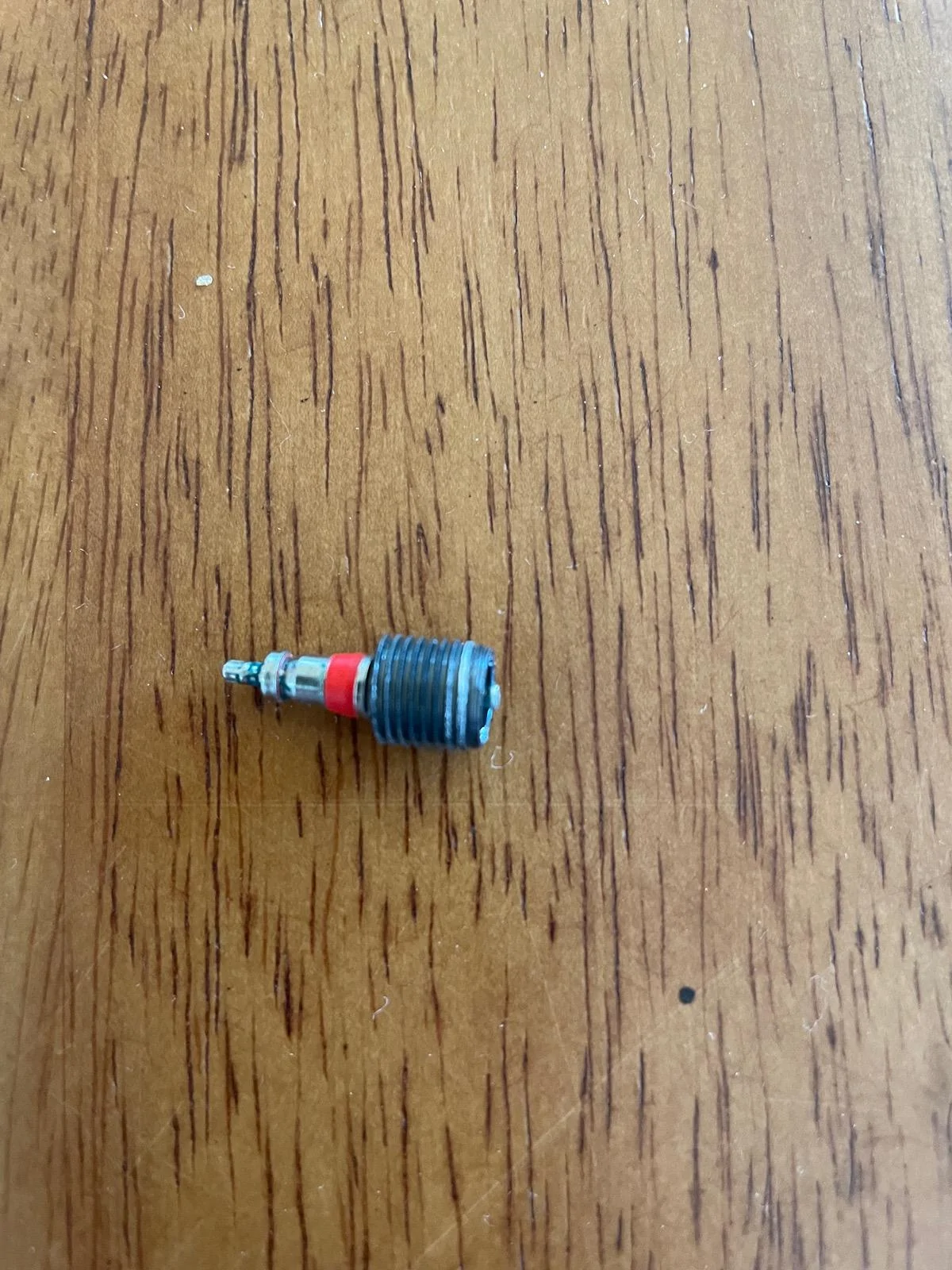 Tesla Cybertruck One tire valve stem leaking air - covered by warranty? IMG_6516