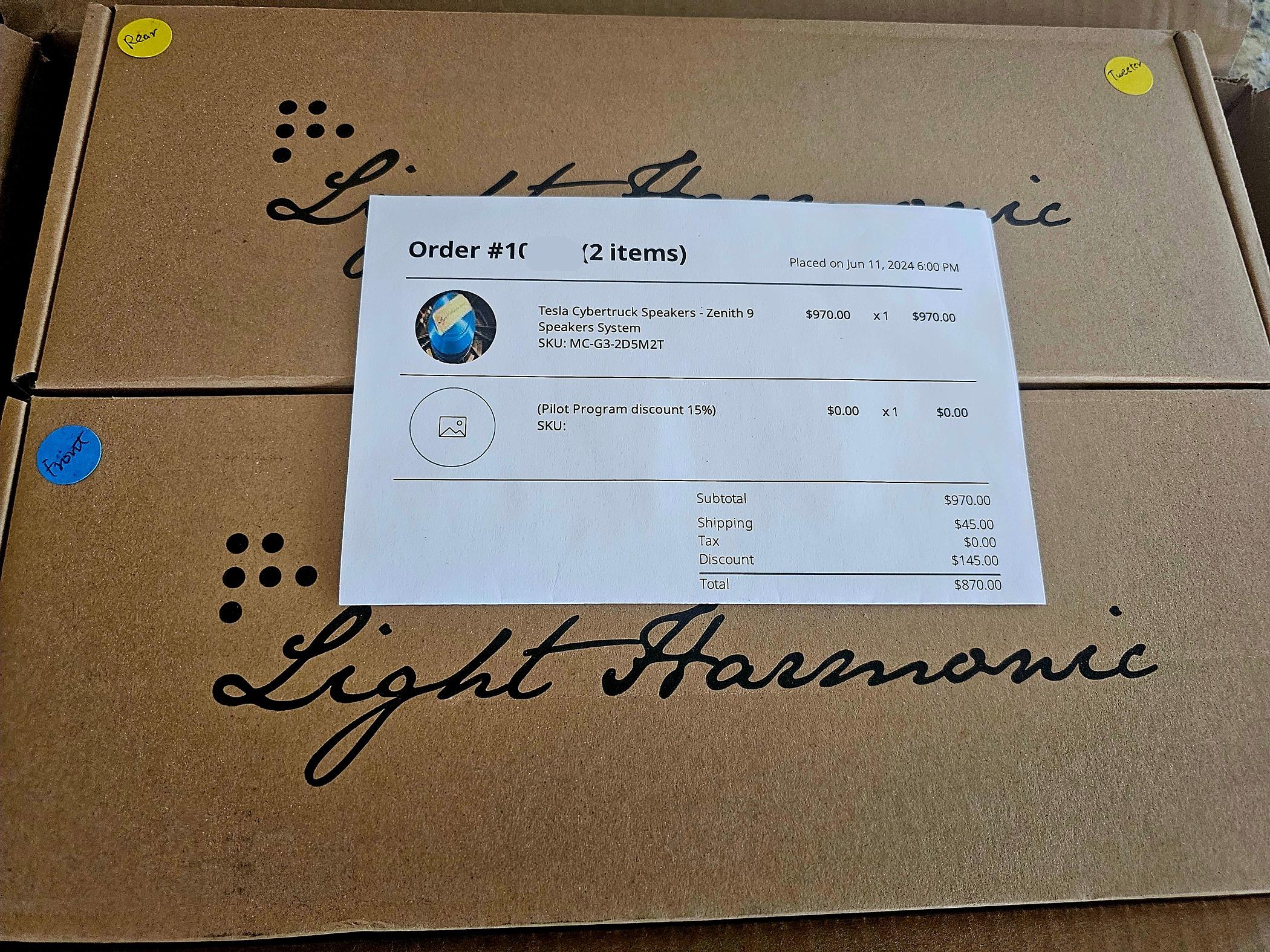 Tesla Cybertruck Upgrading Cybertruck Subwoofers: Seeking Advice for More Bass! 🔊 20240625_120014