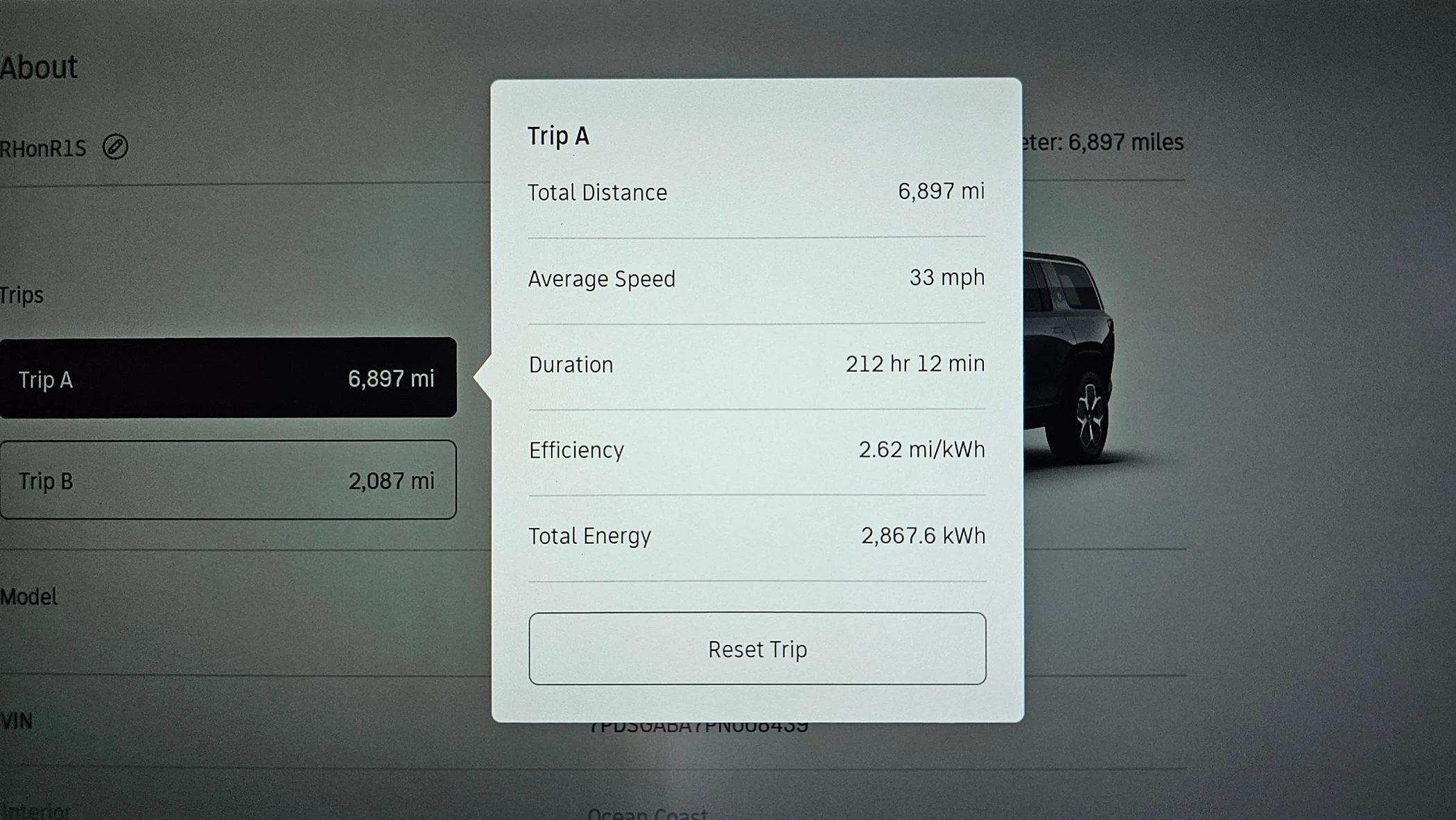 Tesla Cybertruck What's your lifetime Wh/mi? 20240625_122338