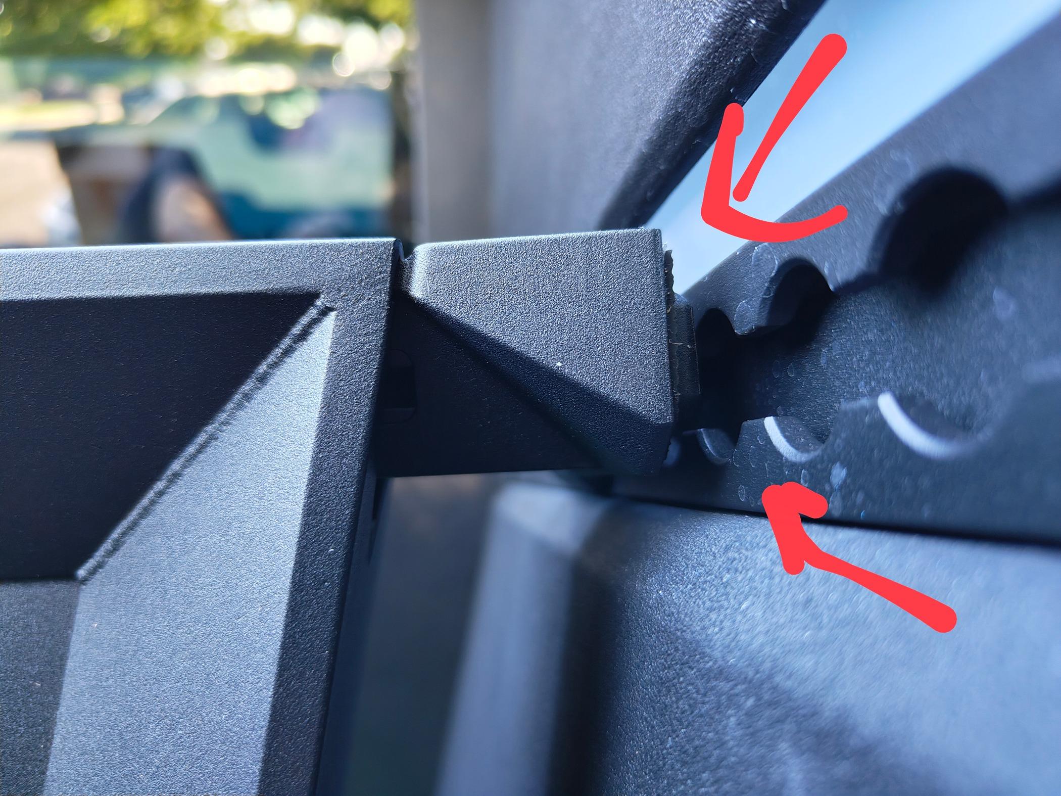 Tesla Cybertruck Fixed Vault Cargo Divider replacements being sent by Tesla IMG_20240610_181432496~2