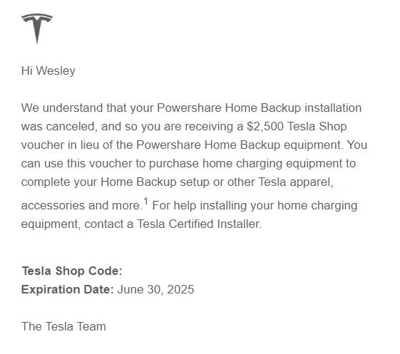 Tesla Cybertruck Got my $2,500 CREDIT for Tesla Shop 1719351003878-lj
