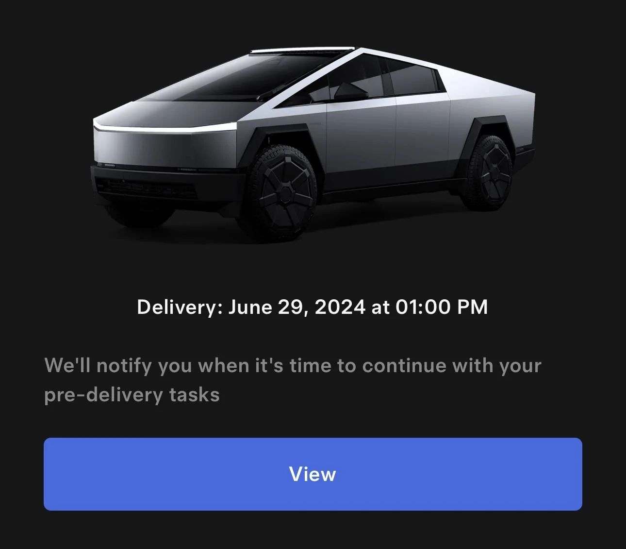 Tesla Cybertruck Cyberbeast waiting room ⏳ IMG_0635