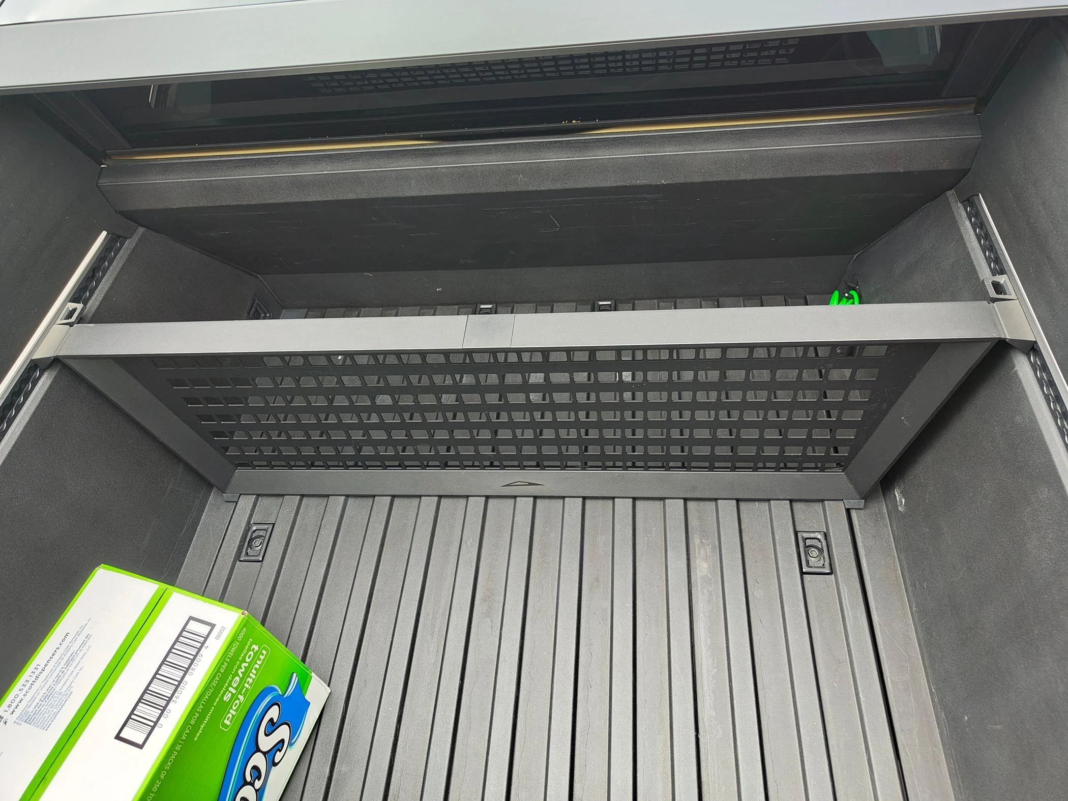 Tesla Cybertruck Fixed Vault Cargo Divider replacements being sent by Tesla IMG_20240625_143345260