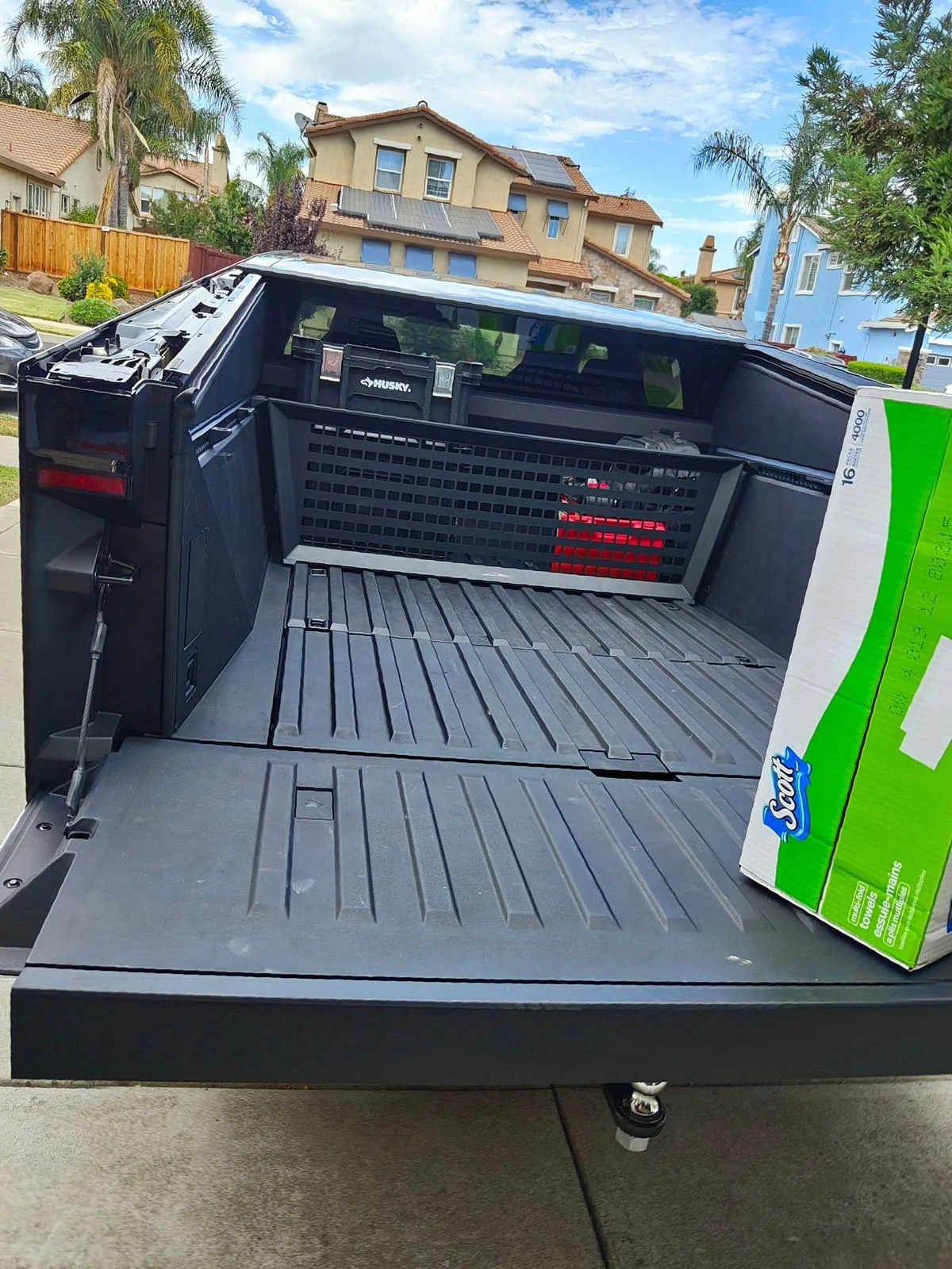 Tesla Cybertruck Fixed Vault Cargo Divider replacements being sent by Tesla IMG_20240625_144811816