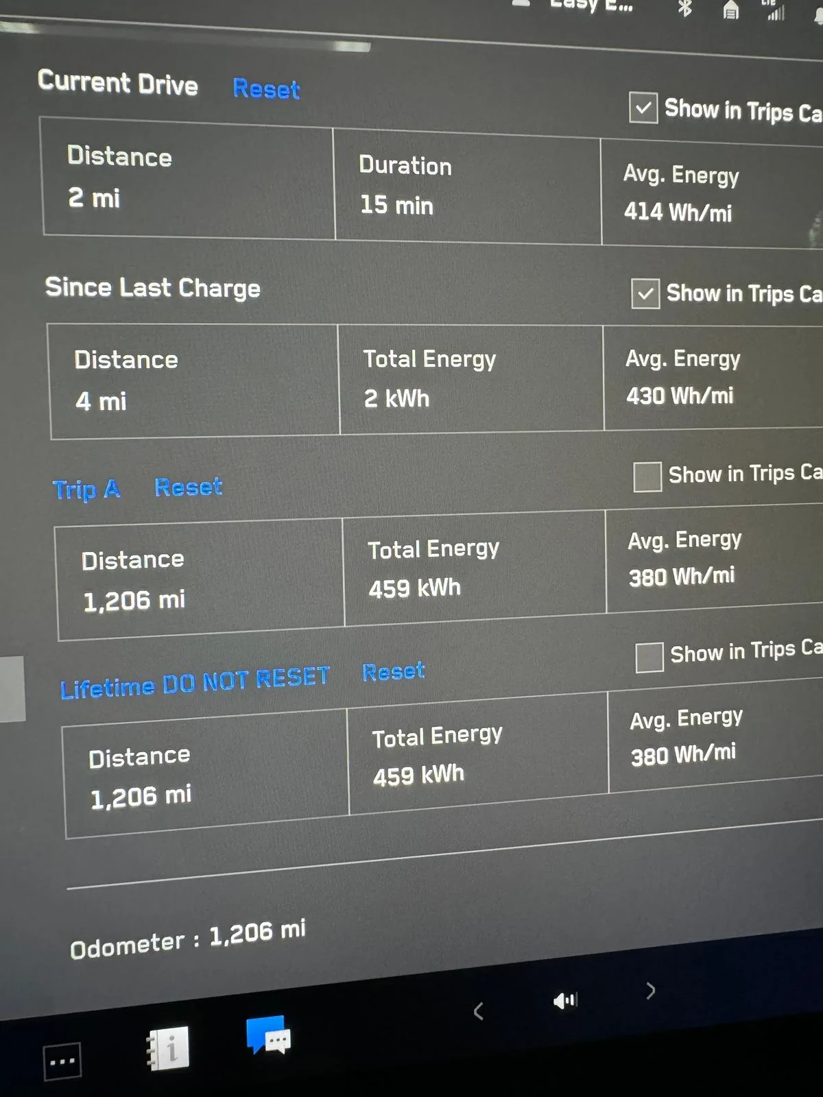 Tesla Cybertruck What's your lifetime Wh/mi? IMG_1179