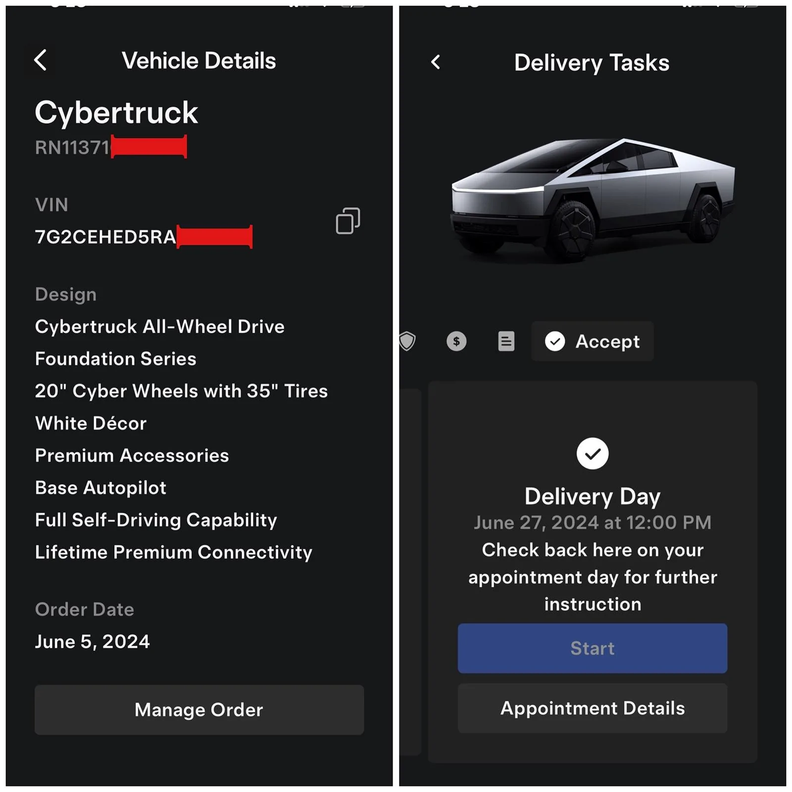 Tesla Cybertruck 22 days from Order to Delivery CB81B38B-A926-44F5-AE38-8AB3DC78202B