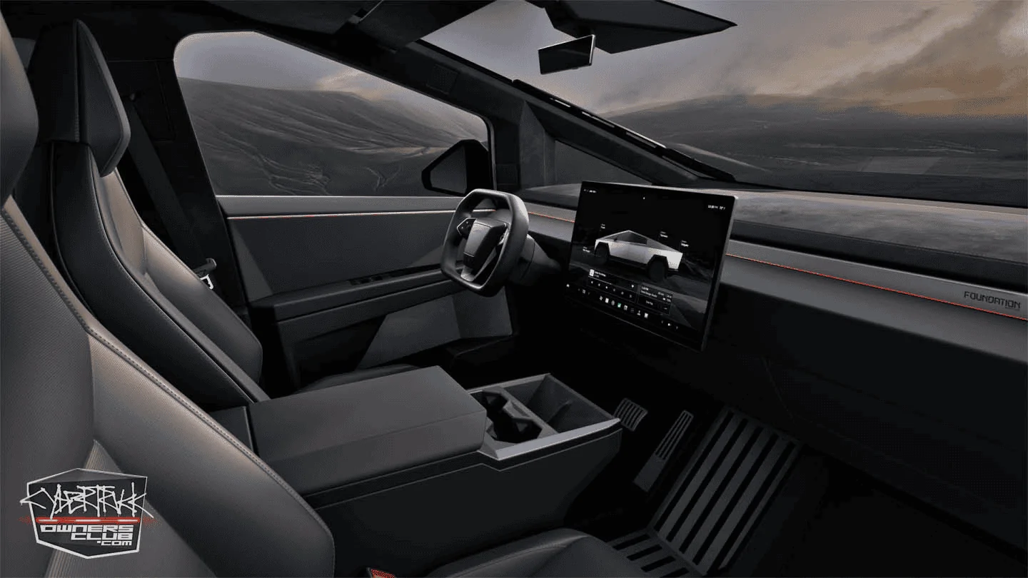 Tesla Cybertruck Tactical Grey Interior waiting room (updated with delivered photos & videos) 1719441214583-3q