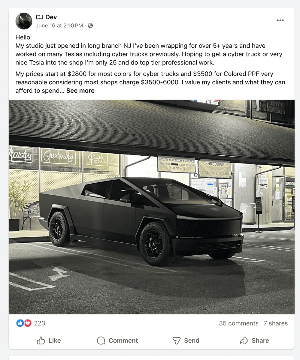 Tesla Cybertruck New Jersey Wrap Services 1719513892953-s