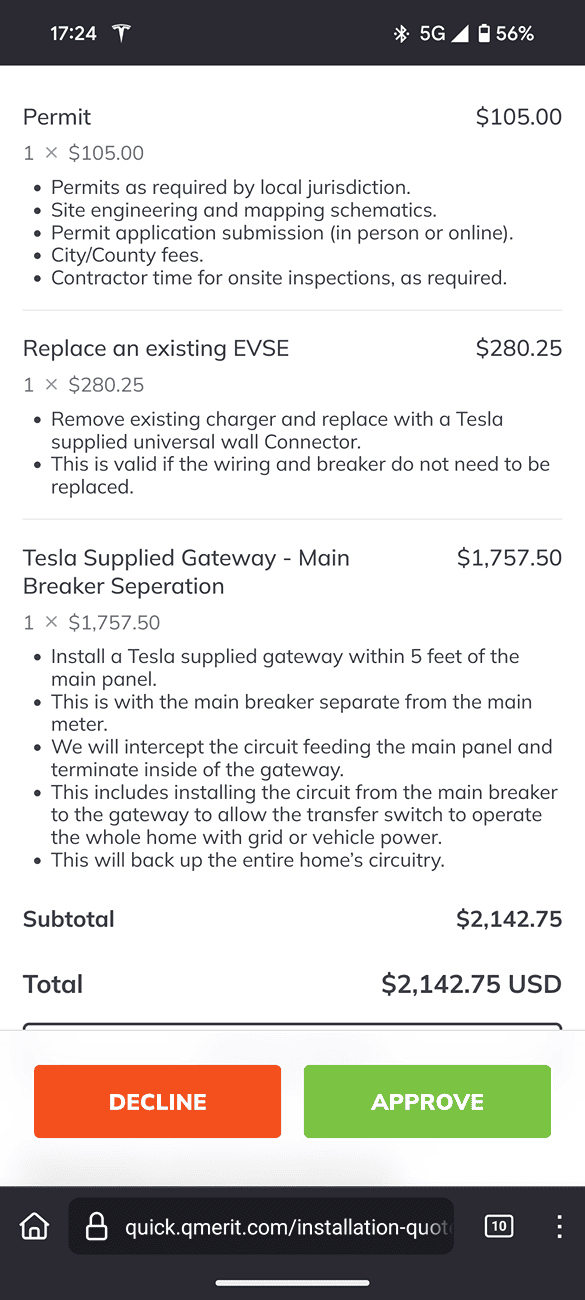 Tesla Cybertruck Great information about PowerShare installation companies, pricing & configurations Screenshot_20240628-172447