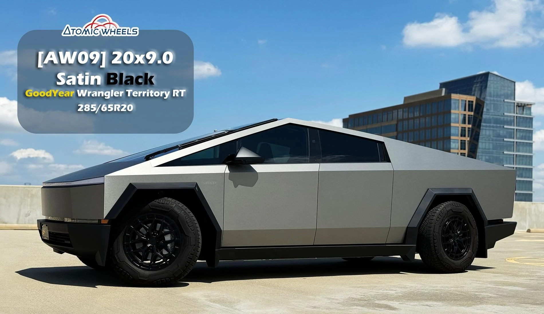 Tesla Cybertruck Fully Forged Atomic Wheels for Tesla Cybetruck Cyber4
