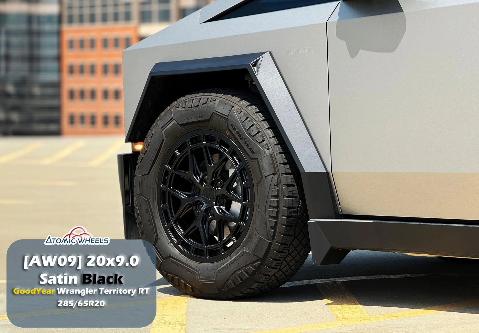 Tesla Cybertruck Fully Forged Atomic Wheels for Tesla Cybetruck Cyber6
