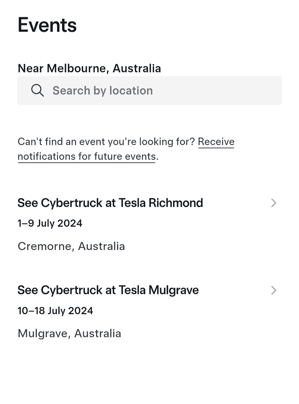 Tesla Cybertruck Cybertruck tour of Melbourne Australia 🦘🦘🦘 Screenshot_20240629-110103