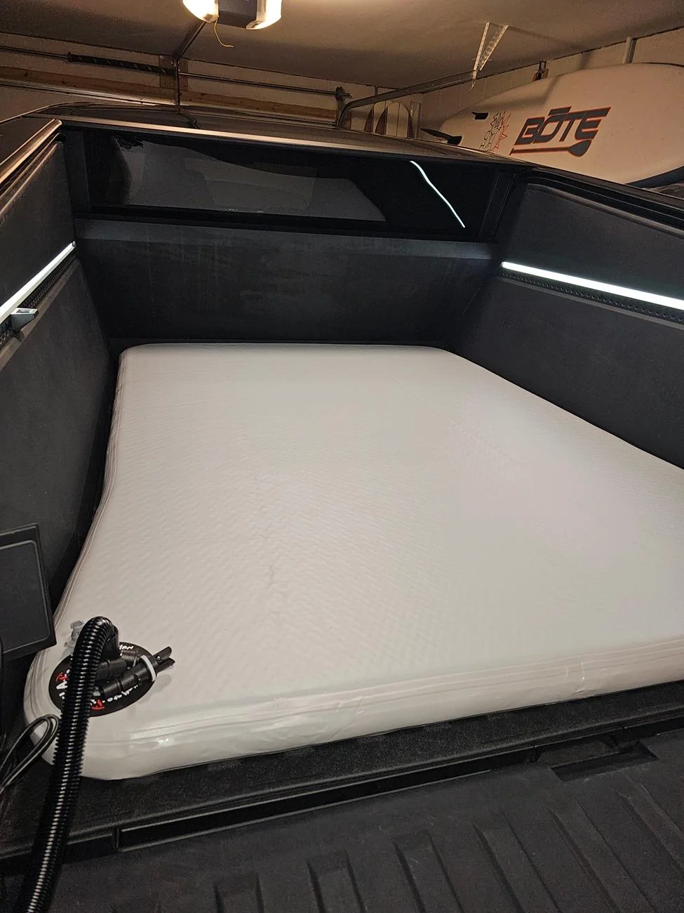 Tesla Cybertruck MARS™ AIR MATTRESS FOR CYBERTRUCK NOW READY TO SHIP (W/ ELECTRIC AIR PUMP) 20240628_190729