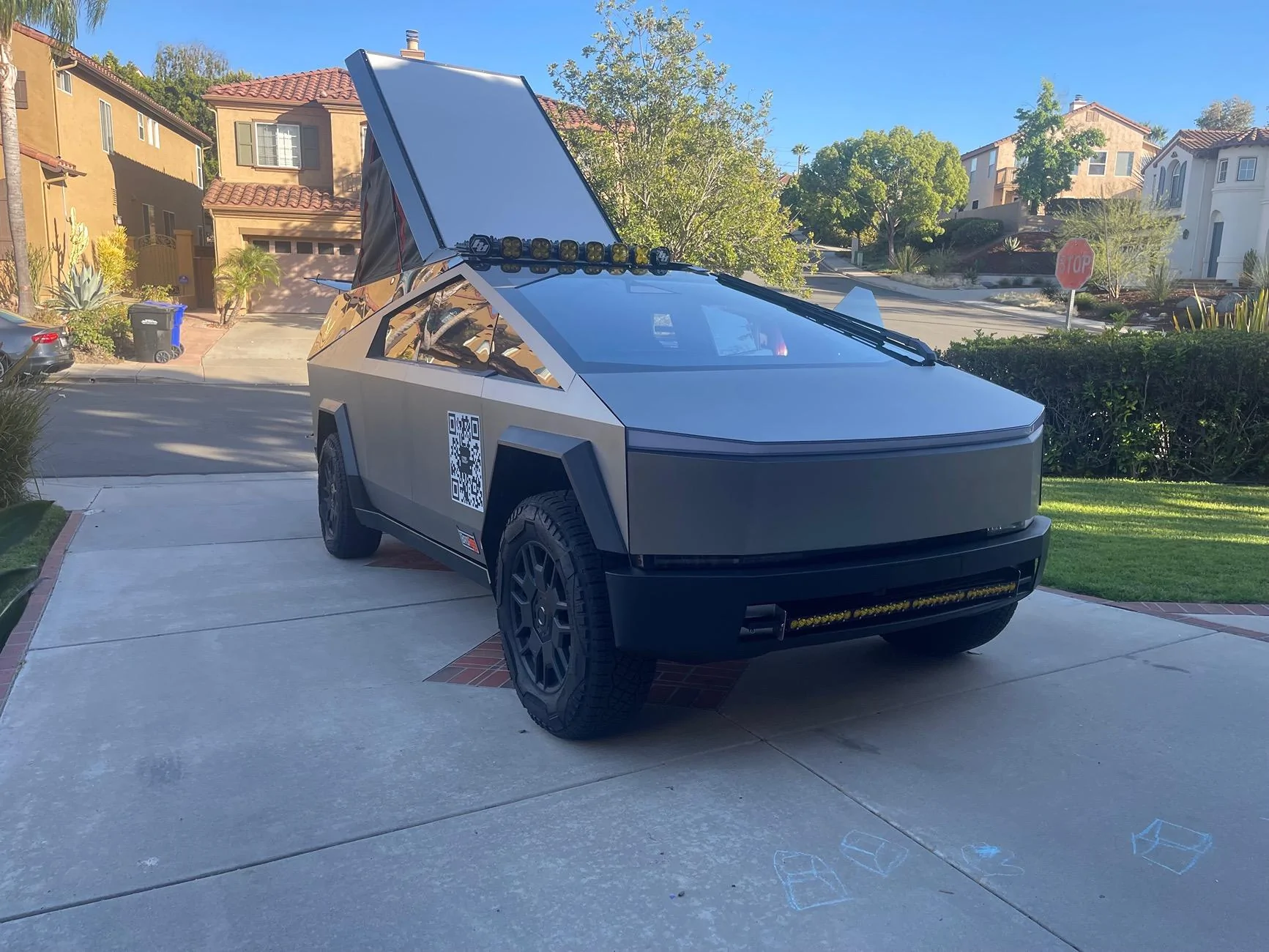 Tesla Cybertruck CYBERTRUCKco World’s First Production-Intent roofrack w/ custom rooftop tent IMG_6363