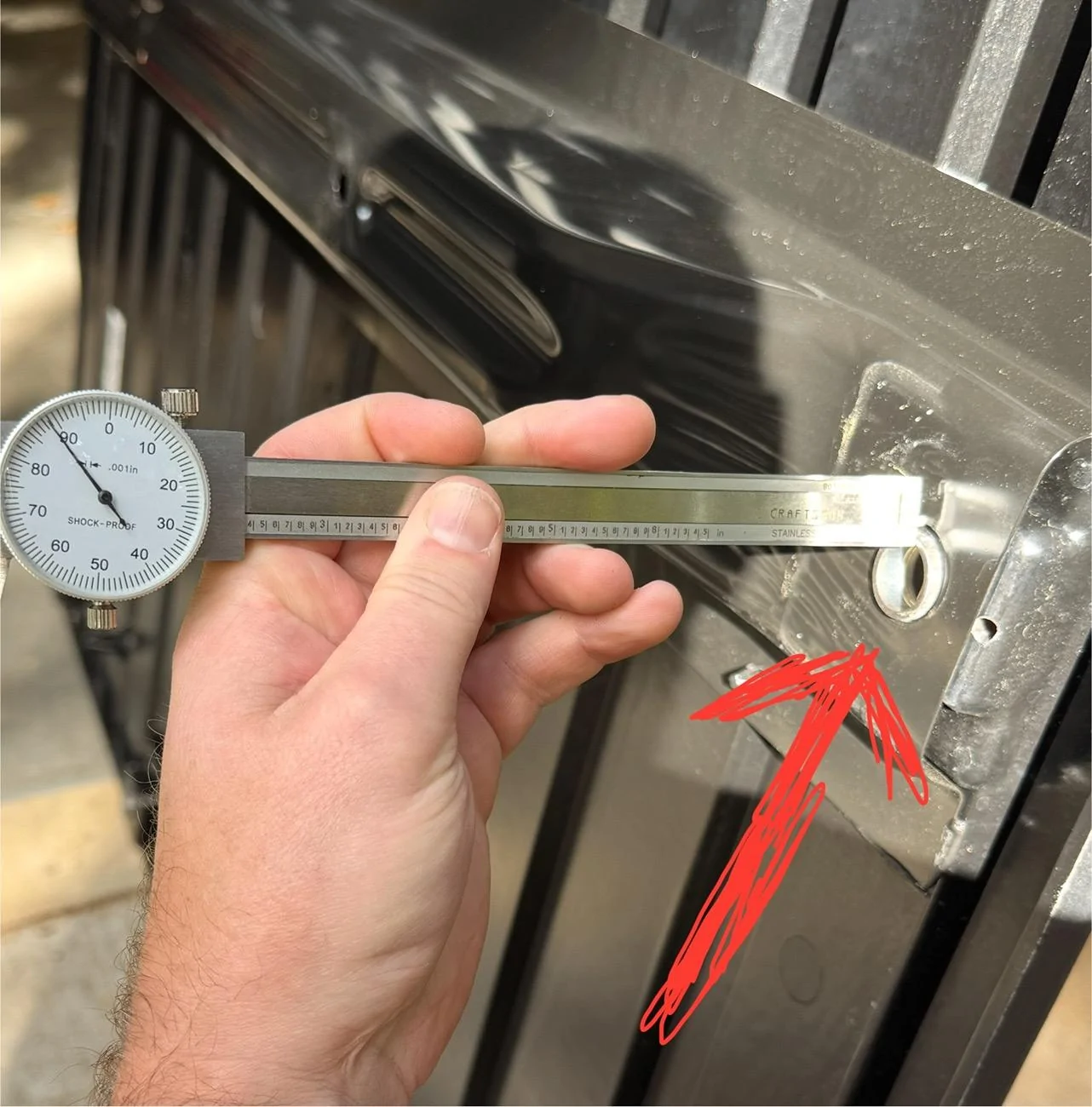 Tesla Cybertruck Fixed Vault Cargo Divider replacements being sent by Tesla IMG_9234