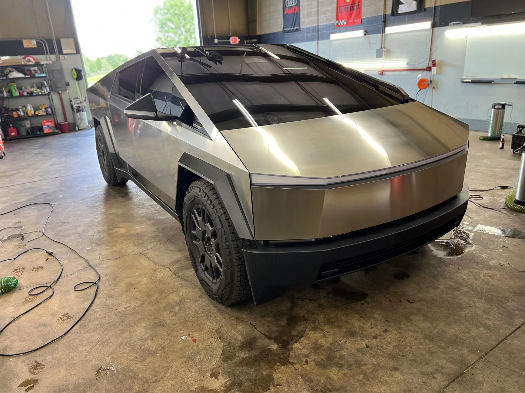 Tesla Cybertruck Tactical Grey Interior waiting room (updated with delivered photos & videos) IMG_6045