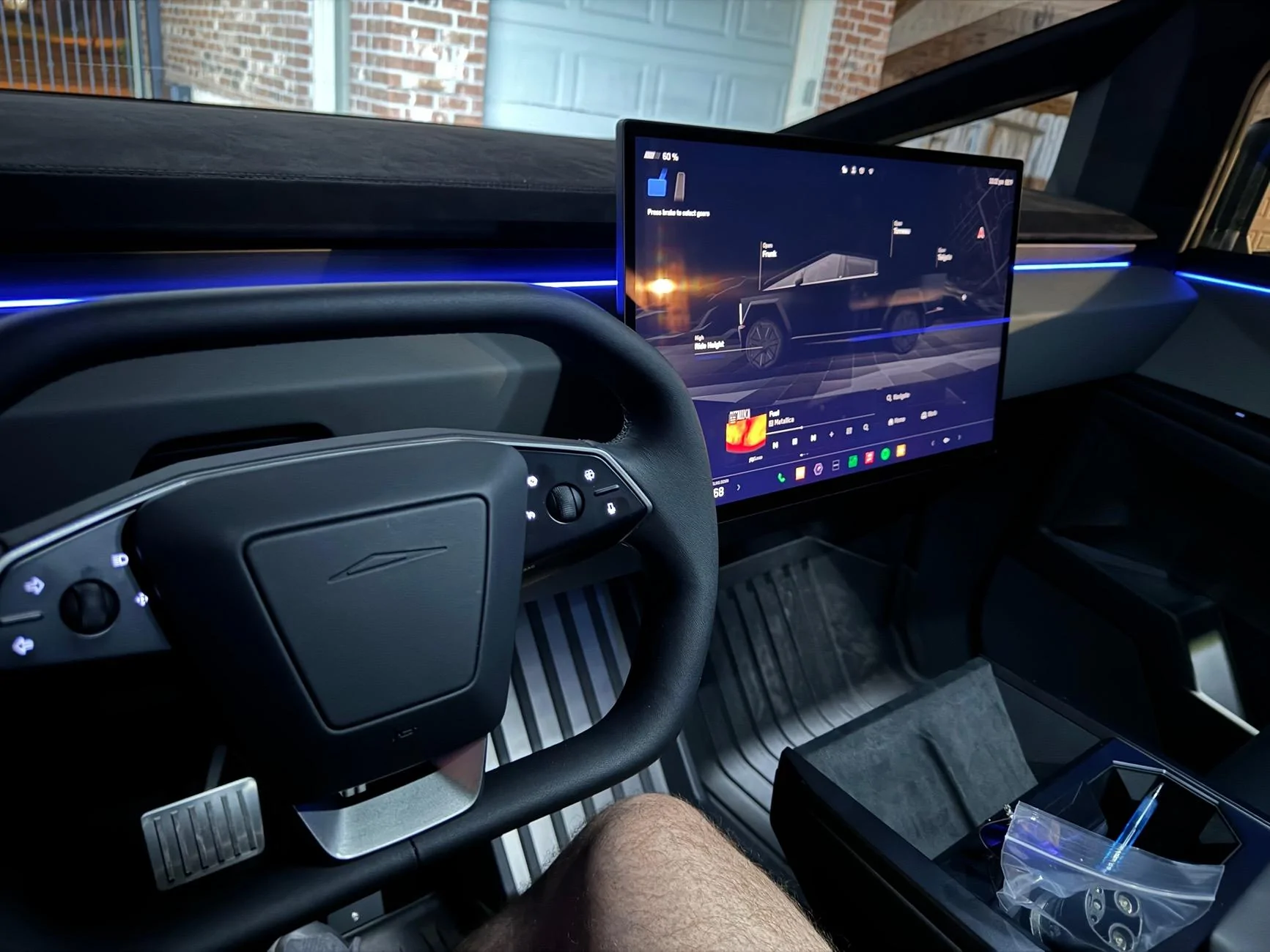 Tesla Cybertruck Tactical Grey Interior Cybertruck (CyberBeast)'s Surprising & Amazing Delivery Experience in Houston Area IMG_5949