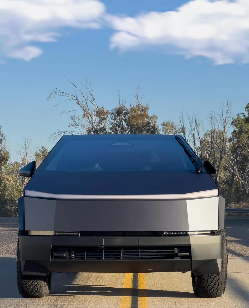 Tesla Cybertruck Pure PPF Satin Blue Rock Wrap Cybertruck 448960040_10227336437541430_1282238924683638265_n