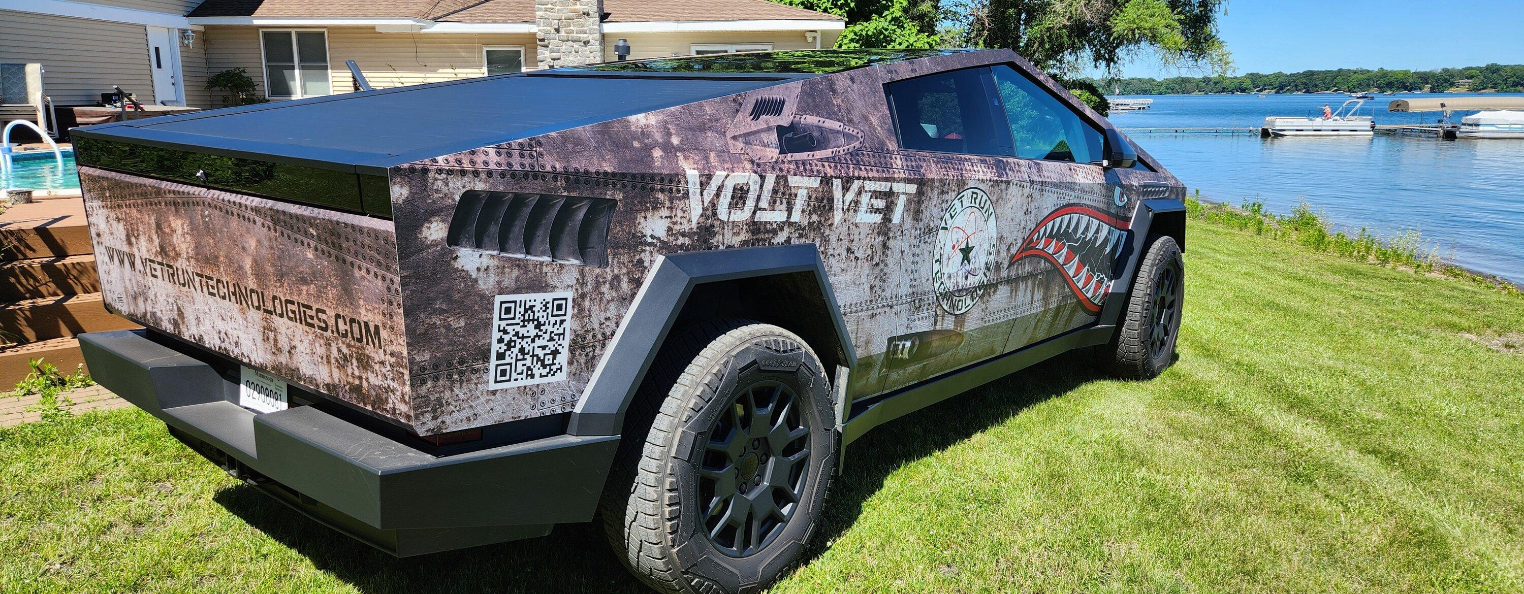 Tesla Cybertruck Custom business wrap for my CT. 1000004431