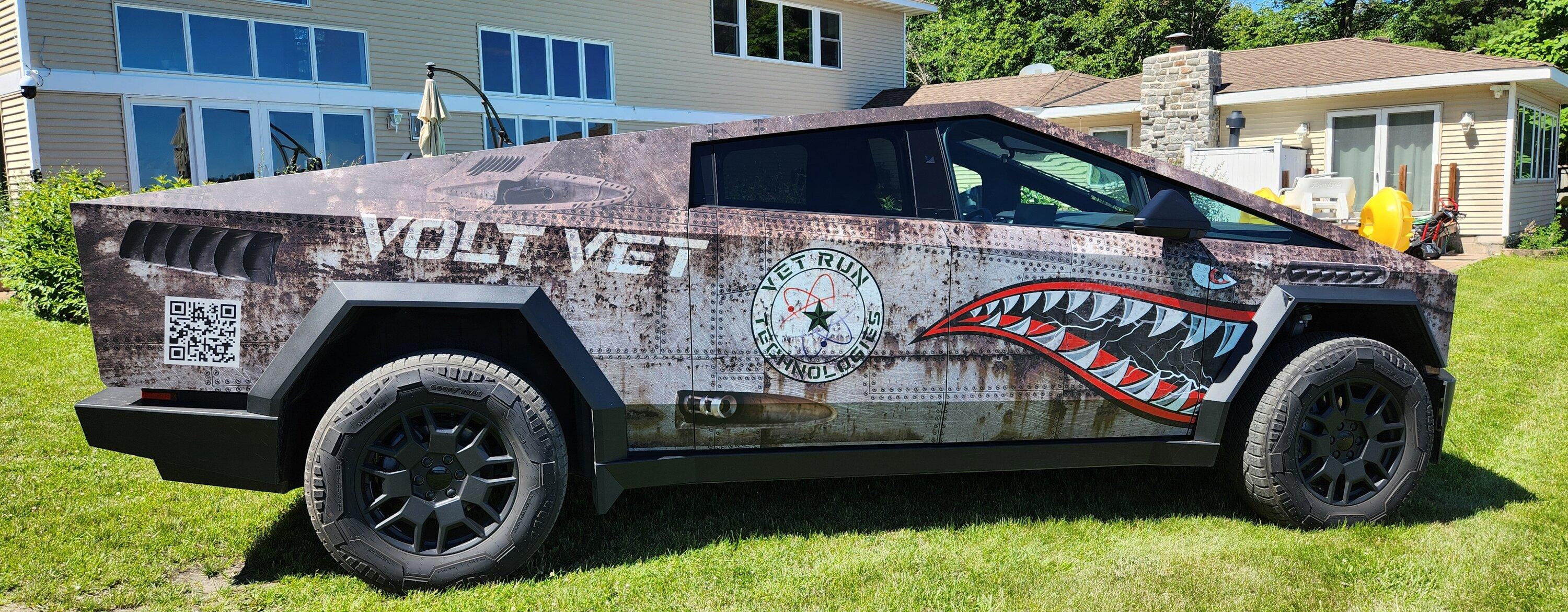 Tesla Cybertruck Custom business wrap for my CT. 1000004432