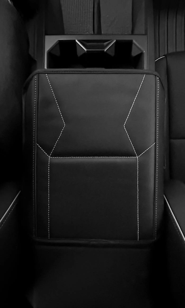 Tesla Cybertruck BestEvMod Armrest Pad Cover IMG_1821 (1)