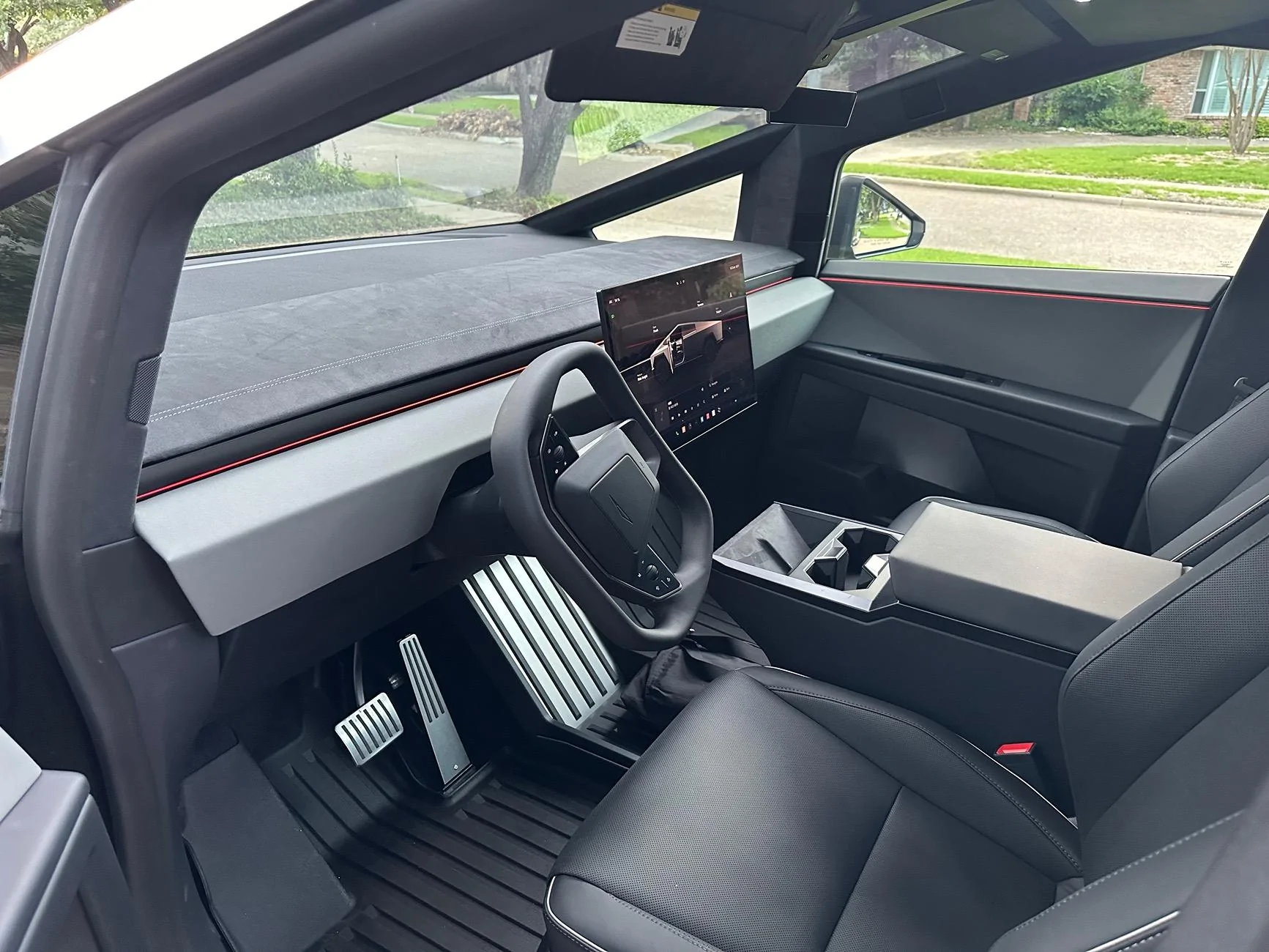 Tesla Cybertruck Tactical Grey Interior waiting room (updated with delivered photos & videos) IMG_7972