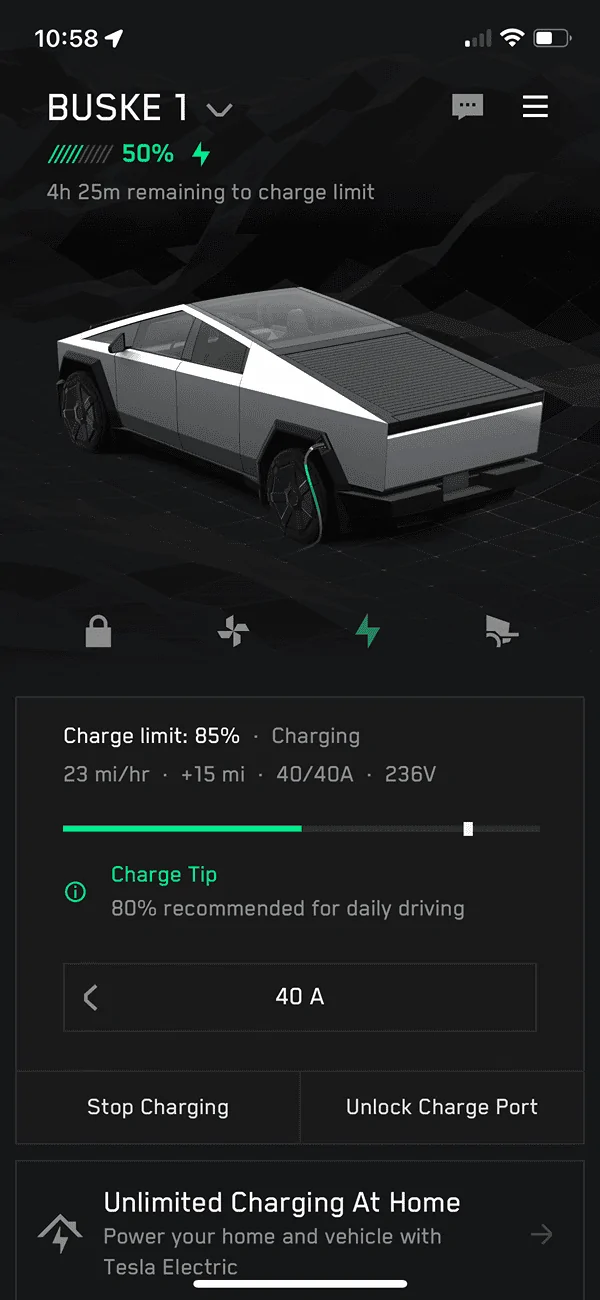 Tesla Cybertruck Charging the Cybertruck at home? IMG_2347