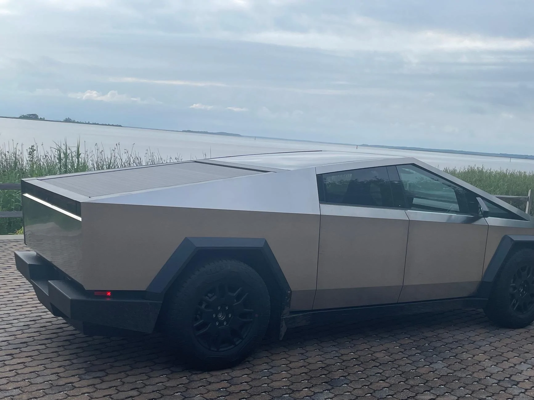 Tesla Cybertruck Tactical Grey Interior Cybertruck (CyberBeast)'s Surprising & Amazing Delivery Experience in Houston Area IMG_3693