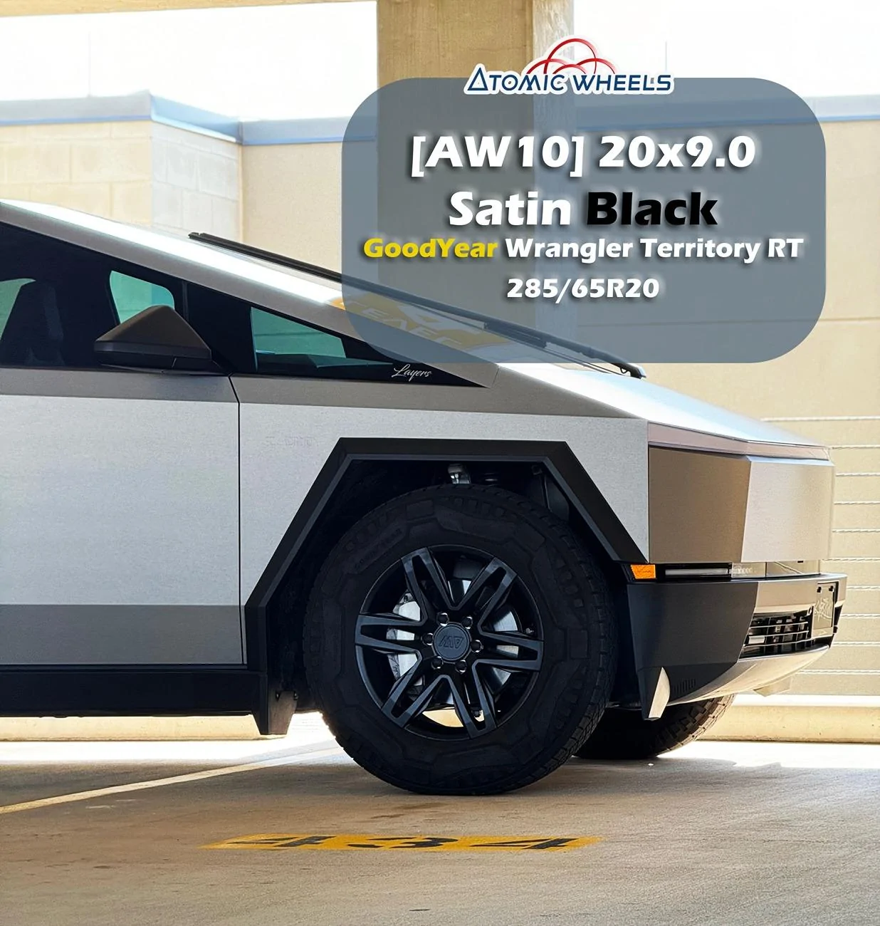 Tesla Cybertruck Fully Forged Atomic Wheels for Tesla Cybetruck Cyber12 (1)