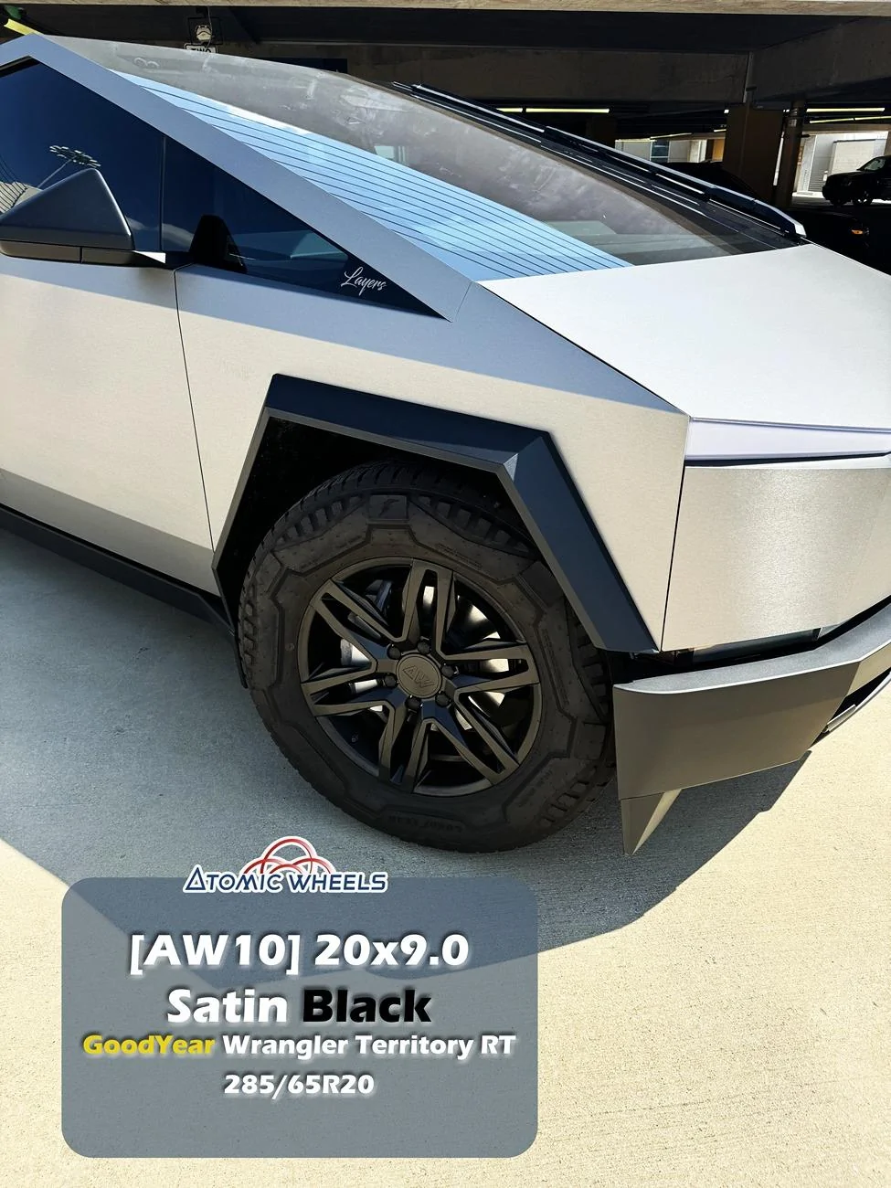 Tesla Cybertruck Fully Forged Atomic Wheels for Tesla Cybetruck Cyber14 (1)