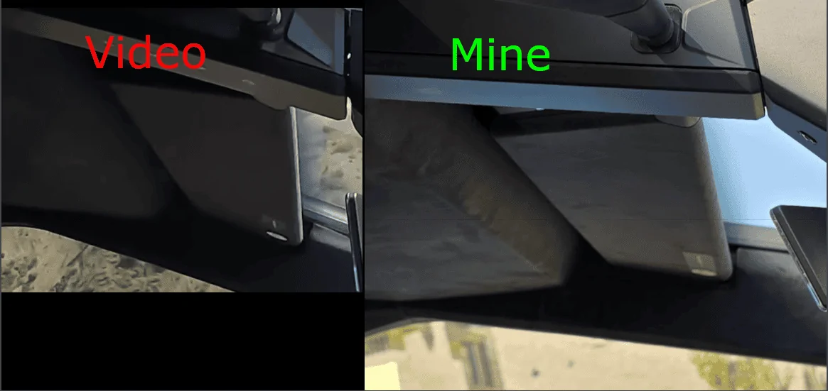 Tesla Cybertruck Visor size changed? 1719957347313-d6