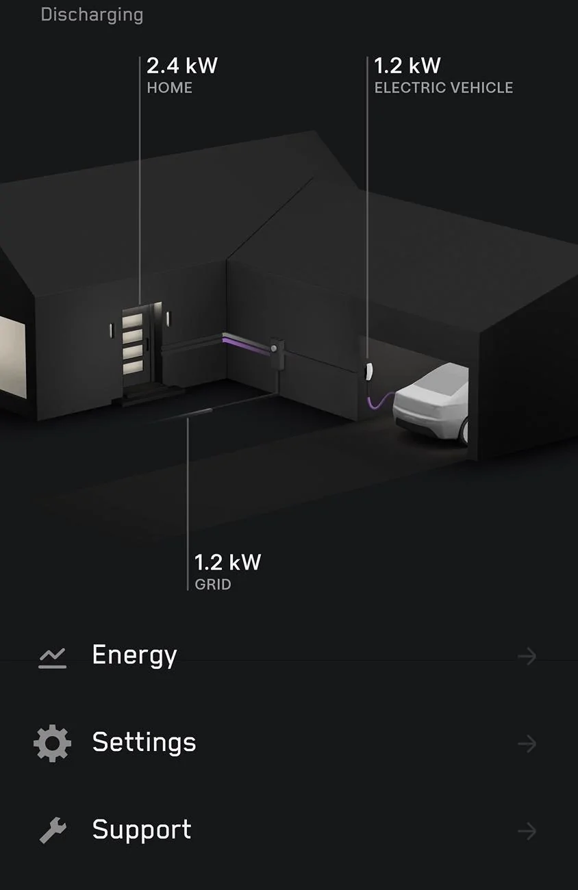 Tesla Cybertruck PowerShare kicked in for first time IMG_0047