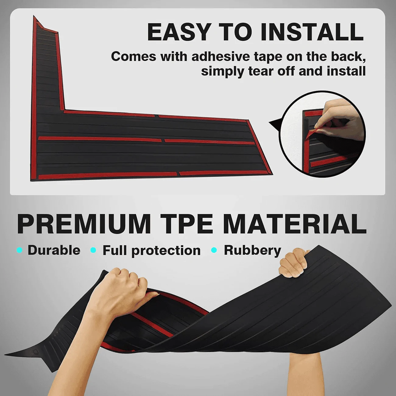Tesla Cybertruck BestEvMod TPE Rear Bumper Protector - Now Available with New Product Discount! 1720004148229-q1