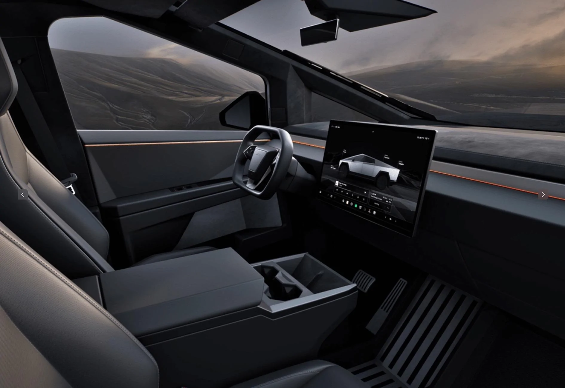 Tesla Cybertruck Tactical Gray Interior VIN img-1715054988687