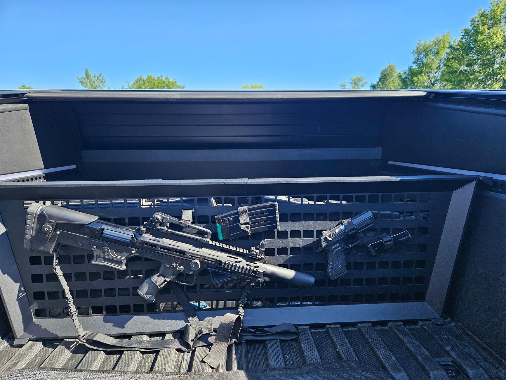 Tesla Cybertruck What useful tools and things do you carry in your CT? 20240623_170148