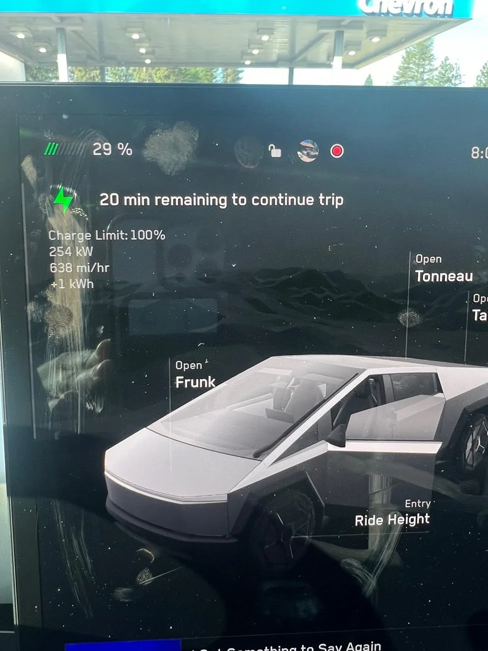Tesla Cybertruck 2024.20.7 V3 Supercharging Curve Comparison Tested (w/ Improved DC Fast Charging Update) IMG_7728