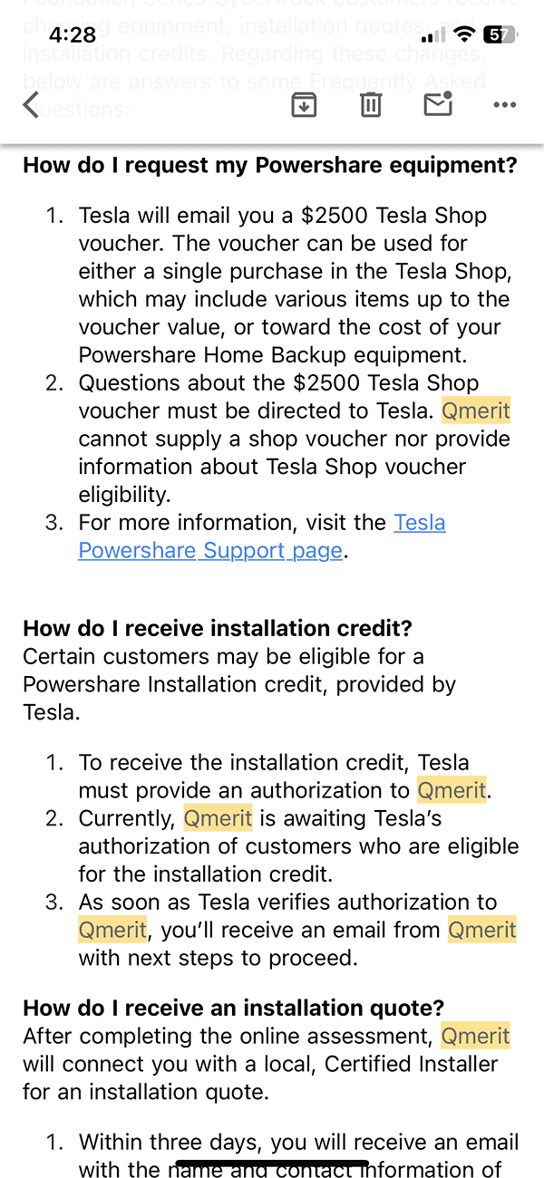Tesla Cybertruck $4000 credit for power share? IMG_3692