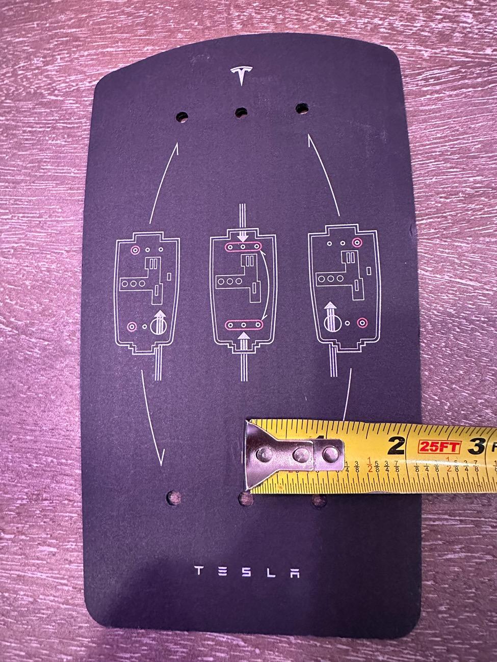 Tesla Cybertruck Scan of Universal Wall Charger drill template? IMG_5460