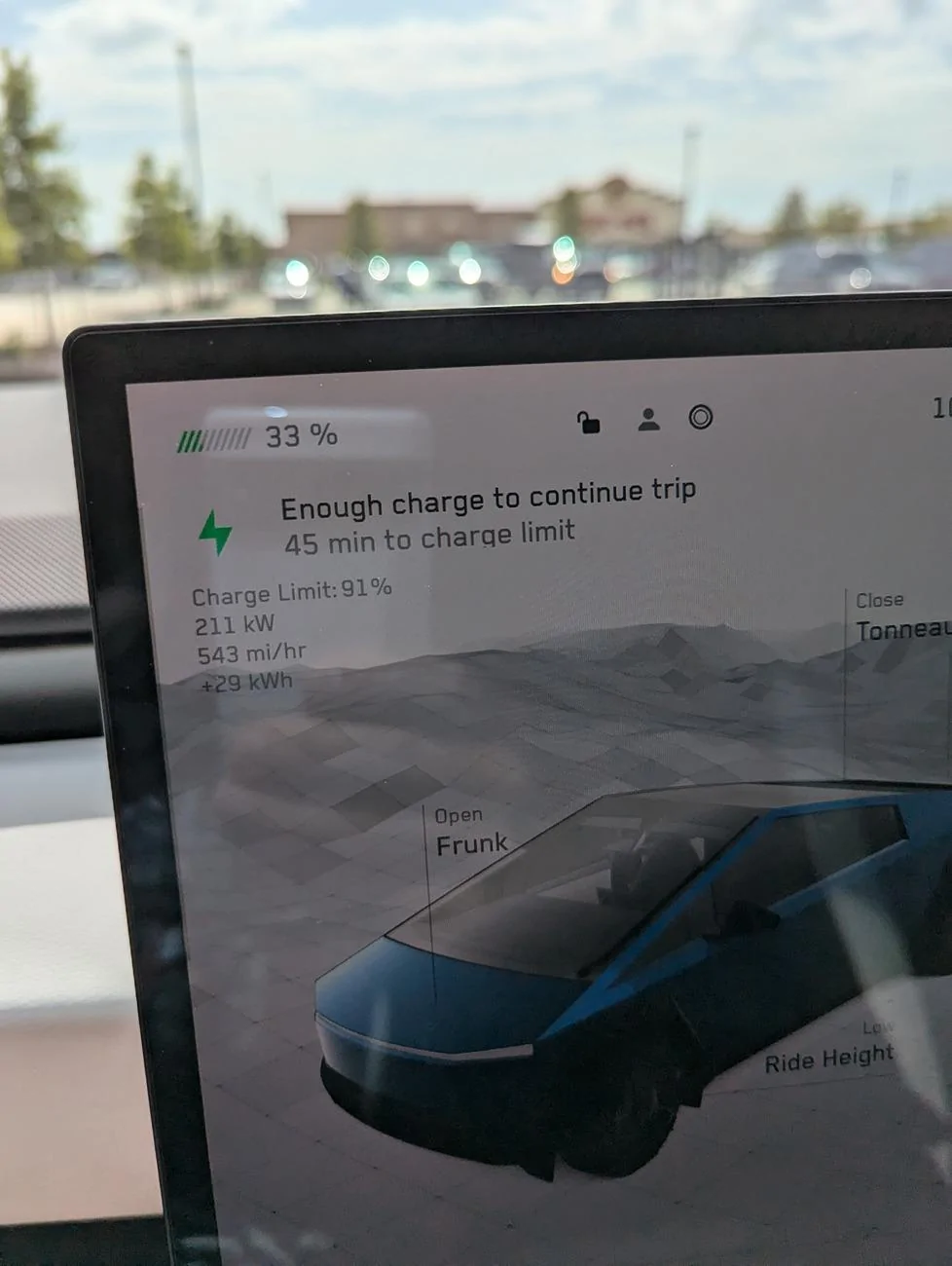 Tesla Cybertruck 2024.20.7 software update now installing, DC Fast Charging improvements 1000001549