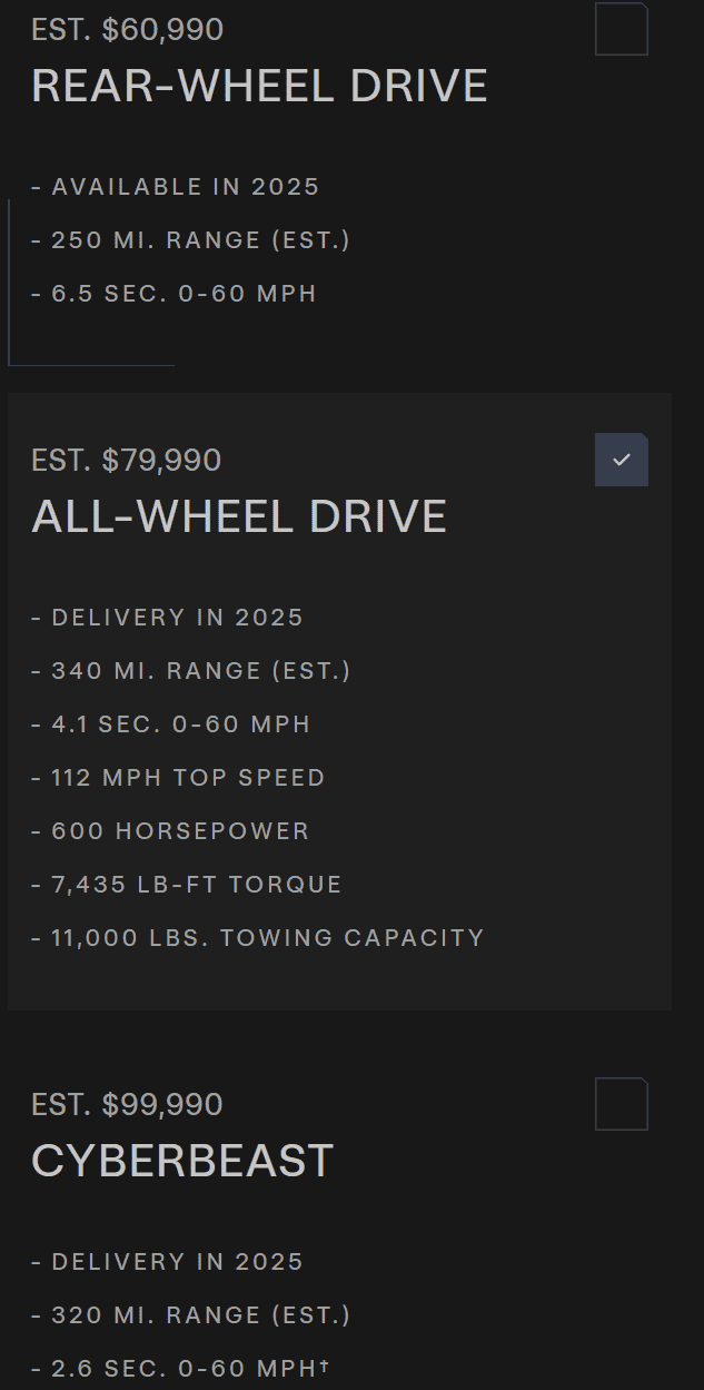 Tesla Cybertruck Maybe ordering non-Foundation Series CT is very near ? 1720188110607-pj
