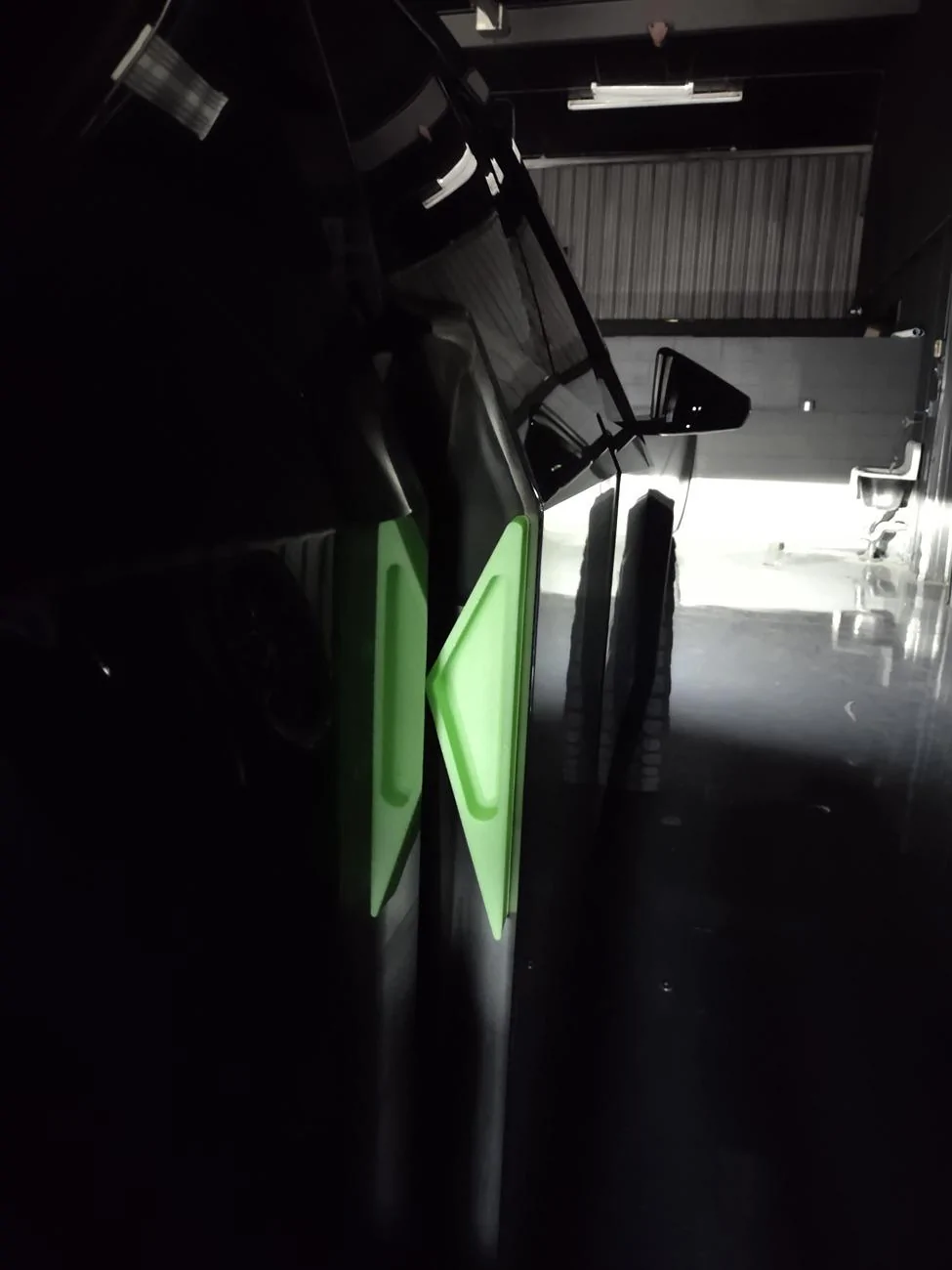 Tesla Cybertruck Finger Print less door handles (glow in the dark) IMG_20240522_133115744