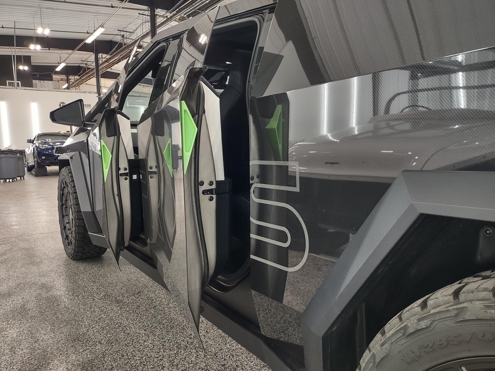 Tesla Cybertruck Finger Print less door handles (glow in the dark) IMG_20240522_131954471_HDR