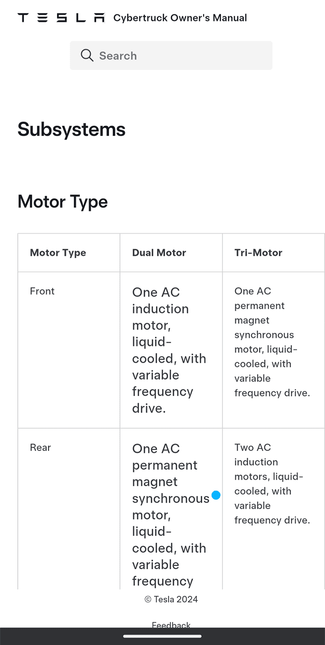 Tesla Cybertruck Tesla is upgrading the Cybertruck’s electric motor on some Cybertrucks 1000011179