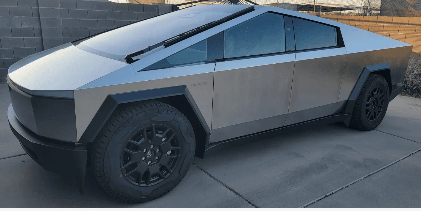 Tesla Cybertruck 3D Print Mirror Delete Covers (now printed in stainless steel) 1720272732889-ku
