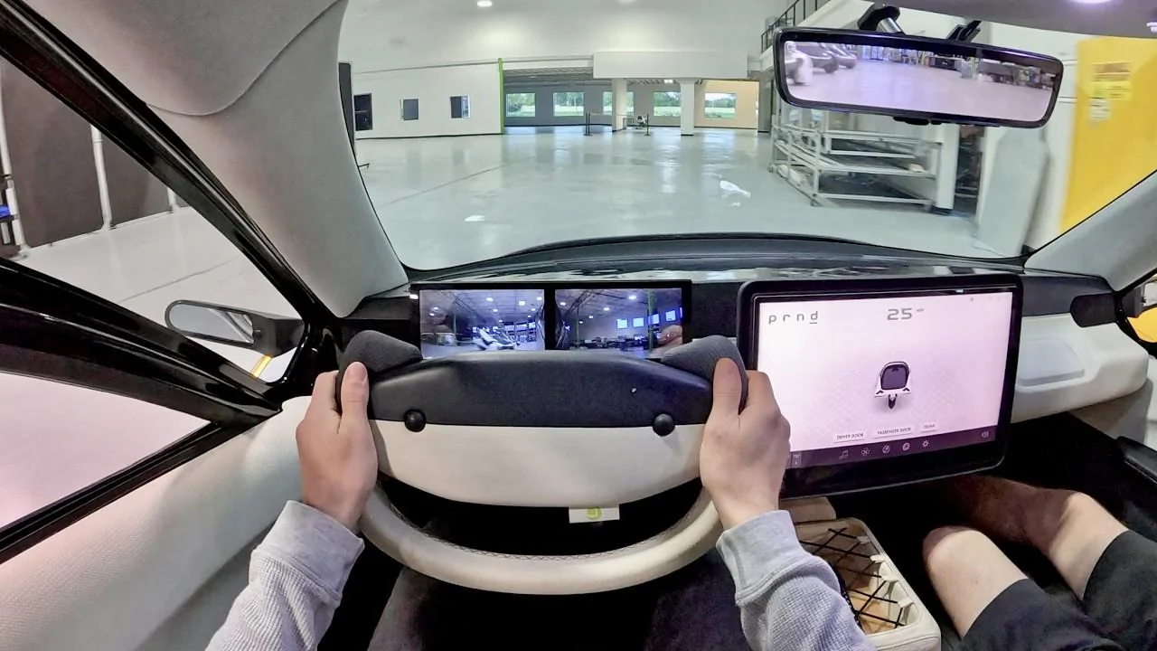 Tesla Cybertruck 3D Print Mirror Delete Covers (now printed in stainless steel) Aptera Displays