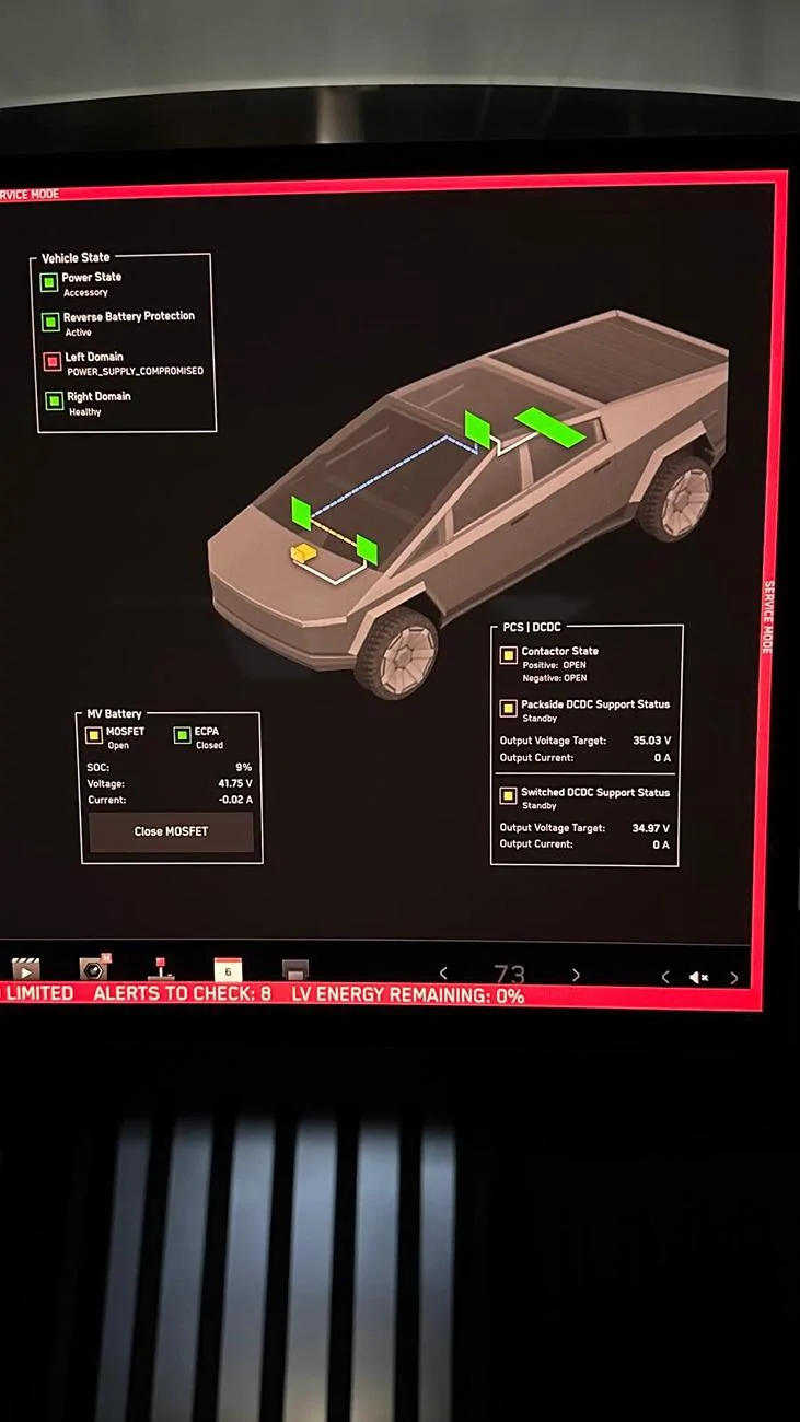 Tesla Cybertruck My Cybertruck will not start / power on ct-borked-mv-battery2