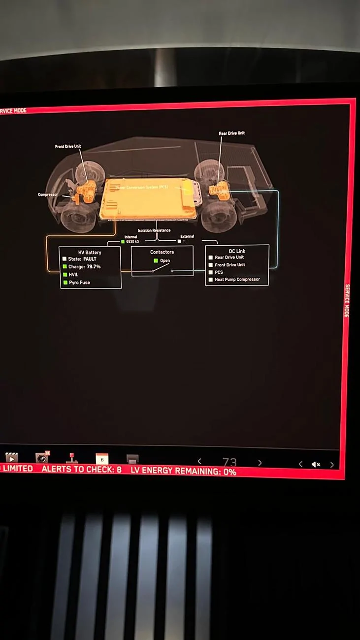 Tesla Cybertruck My Cybertruck will not start / power on ct-borked-mv-battery1
